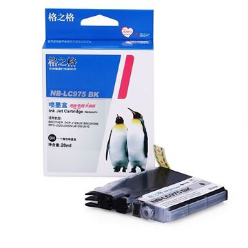 图片 格之格（G&G）NB-LC975BK黑色墨盒适用兄弟MFC-J220 MFC-J265W MFC-J410打印机墨盒